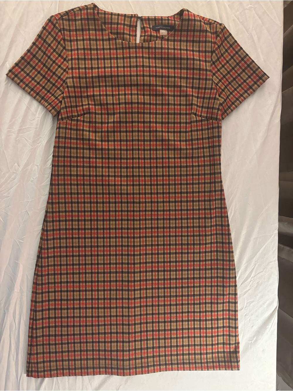 Tommy Hilfiger gingham print-shift dress